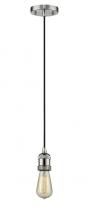 Innovations Lighting 201C-PN - Bare Bulb - 1 Light - 3 inch - Polished Nickel - Cord hung - Mini Pendant