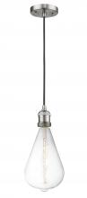 Innovations Lighting 201C-SN-BB164LED - Bare Bulb - 1 Light - 2 inch - Brushed Satin Nickel - Cord hung - Mini Pendant