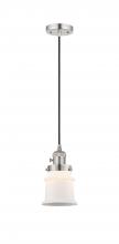 Innovations Lighting 201CSW-PN-G181S-LED - Canton - 1 Light - 5 inch - Polished Nickel - Cord hung - Mini Pendant