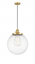 Innovations Lighting 201CSW-SG-G202-14 - Beacon - 1 Light - 14 inch - Satin Gold - Cord hung - Mini Pendant