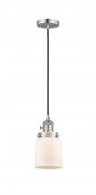 Innovations Lighting 201CSW-SN-G51 - Bell - 1 Light - 5 inch - Brushed Satin Nickel - Cord hung - Mini Pendant