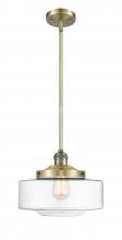 Innovations Lighting 201S-AB-G692-12 - Bridgeton - 1 Light - 12 inch - Antique Brass - Stem Hung - Mini Pendant