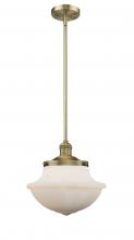 Innovations Lighting 201S-BB-G541 - Oxford - 1 Light - 12 inch - Brushed Brass - Stem Hung - Mini Pendant