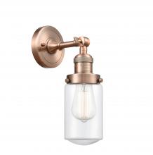 Innovations Lighting 203-AC-G312 - Dover - 1 Light - 5 inch - Antique Copper - Sconce