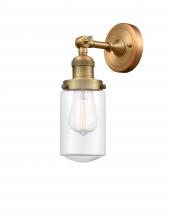 Innovations Lighting 203-BB-G312 - Dover - 1 Light - 5 inch - Brushed Brass - Sconce