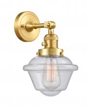 Innovations Lighting 203SW-SG-G534 - Oxford - 1 Light - 8 inch - Satin Gold - Sconce