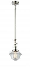 Innovations Lighting 206-PN-G532 - Oxford - 1 Light - 7 inch - Polished Nickel - Stem Hung - Mini Pendant