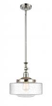 Innovations Lighting 206-PN-G694-12-LED - Bridgeton - 1 Light - 12 inch - Polished Nickel - Stem Hung - Mini Pendant