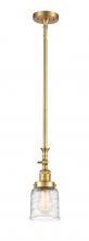 Innovations Lighting 206-SG-G513 - Bell - 1 Light - 5 inch - Satin Gold - Stem Hung - Mini Pendant