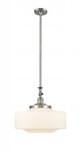 Innovations Lighting 206-SN-G691-16 - Bridgeton - 1 Light - 16 inch - Brushed Satin Nickel - Stem Hung - Mini Pendant