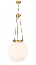 Innovations Lighting 221-1P-SG-G201-18 - Beacon - 1 Light - 18 inch - Satin Gold - Chain Hung - Pendant