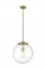 Innovations Lighting 221-1S-AB-G204-14 - Beacon - 1 Light - 16 inch - Antique Brass - Stem Hung - Pendant