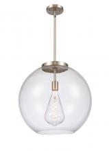 Innovations Lighting 221-1S-SN-G122-18 - Athens - 1 Light - 18 inch - Brushed Satin Nickel - Stem Hung - Pendant