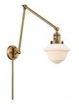 Innovations Lighting 238-BB-G531 - Oxford - 1 Light - 8 inch - Brushed Brass - Swing Arm