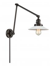 Innovations Lighting 238-OB-G1 - Halophane - 1 Light - 9 inch - Oil Rubbed Bronze - Swing Arm