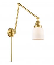 Innovations Lighting 238-SG-G51 - Bell - 1 Light - 8 inch - Satin Gold - Swing Arm