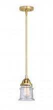 Innovations Lighting 288-1S-SG-G184S - Canton - 1 Light - 5 inch - Satin Gold - Cord hung - Mini Pendant