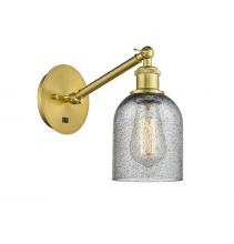Innovations Lighting 317-1W-SG-G257 - Caledonia - 1 Light - 5 inch - Satin Gold - Adjustable Sconce