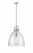 Innovations Lighting 410-1SL-PN-G412-16SDY - Newton Bell - 1 Light - 16 inch - Polished Nickel - Pendant