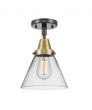 Innovations Lighting 447-1C-BAB-G42 - Cone - 1 Light - 8 inch - Black Antique Brass - Flush Mount