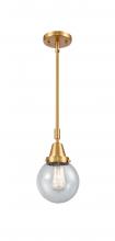 Innovations Lighting 447-1S-SG-G204-6 - Beacon - 1 Light - 6 inch - Satin Gold - Mini Pendant