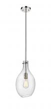 Innovations Lighting 493-1S-PN-G554-9 - Norwalk - 1 Light - 9 inch - Polished Nickel - Stem hung - Mini Pendant