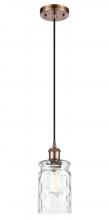 Innovations Lighting 516-1P-AC-G352 - Candor - 1 Light - 5 inch - Antique Copper - Cord hung - Mini Pendant