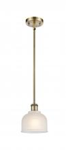 Innovations Lighting 516-1S-AB-G411 - Dayton - 1 Light - 6 inch - Antique Brass - Mini Pendant