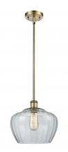 Innovations Lighting 516-1S-AB-G92-L - Fenton - 1 Light - 11 inch - Antique Brass - Mini Pendant