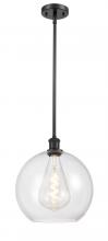 Innovations Lighting 516-1S-BK-G122-12 - Athens - 1 Light - 12 inch - Matte Black - Mini Pendant