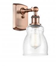 Innovations Lighting 516-1W-AC-G394 - Ellery - 1 Light - 5 inch - Antique Copper - Sconce