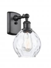 Innovations Lighting 516-1W-BK-G362 - Waverly - 1 Light - 6 inch - Matte Black - Sconce