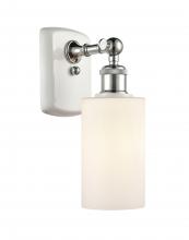 Innovations Lighting 516-1W-WPC-G801 - Clymer - 1 Light - 4 inch - White Polished Chrome - Sconce