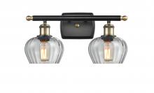 Innovations Lighting 516-2W-BAB-G92 - Fenton - 2 Light - 17 inch - Black Antique Brass - Bath Vanity Light
