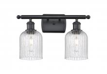 Innovations Lighting 516-2W-BK-G559-5SDY - Bridal Veil - 2 Light - 15 inch - Matte Black - Bath Vanity Light