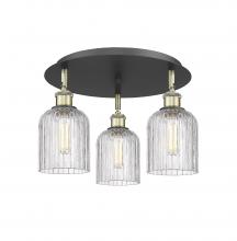 Innovations Lighting 516-3C-BAB-G559-5CL - Bridal Veil - 3 Light - 17 inch - Black Antique Brass - Flush Mount