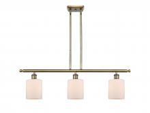 Innovations Lighting 516-3I-AB-G111 - Cobbleskill - 3 Light - 36 inch - Antique Brass - Cord hung - Island Light