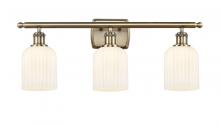 Innovations Lighting 516-3W-AB-G559-5GWH - Bridal Veil - 3 Light - 25 inch - Antique Brass - Bath Vanity Light