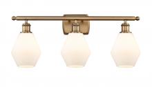 Innovations Lighting 516-3W-BB-G651-6 - Cindyrella - 3 Light - 26 inch - Brushed Brass - Bath Vanity Light