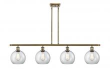 Innovations Lighting 516-4I-AB-G122-8 - Athens - 4 Light - 48 inch - Antique Brass - Cord hung - Island Light