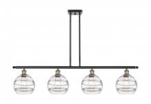 Innovations Lighting 516-4I-BAB-G556-8CL - Rochester - 4 Light - 48 inch - Black Antique Brass - Cord hung - Island Light