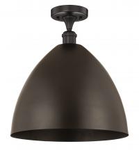 Innovations Lighting 616-1F-OB-MBD-16-OB - Bristol - 1 Light - 16 inch - Oil Rubbed Bronze - Semi-Flush Mount