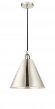 Innovations Lighting 616-1P-PN-MBC-12-PN - Berkshire - 1 Light - 12 inch - Polished Nickel - Cord hung - Mini Pendant