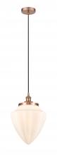 Innovations Lighting 616-1PH-AC-G661-12 - Bullet - 1 Light - 12 inch - Antique Copper - Mini Pendant