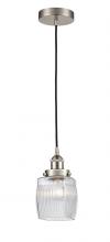 Innovations Lighting 616-1PH-SN-G302 - Colton - 1 Light - 6 inch - Brushed Satin Nickel - Cord hung - Mini Pendant