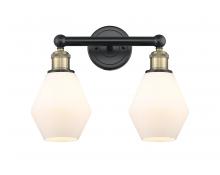 Innovations Lighting 616-2W-BAB-G651-6 - Cindyrella - 2 Light - 15 inch - Black Antique Brass - Bath Vanity Light