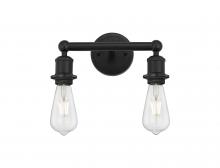 Innovations Lighting 616-2W-BK - Edison - 2 Light - 11 inch - Matte Black - Bath Vanity Light