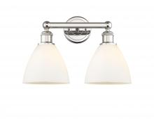 Innovations Lighting 616-2W-PN-GBD-751 - Bristol - 2 Light - 17 inch - Polished Nickel - Bath Vanity Light