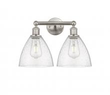 Innovations Lighting 616-2W-SN-GBD-754 - Bristol - 2 Light - 17 inch - Brushed Satin Nickel - Bath Vanity Light