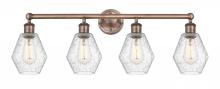 Innovations Lighting 616-4W-AC-G654-6 - Cindyrella - 4 Light - 33 inch - Antique Copper - Bath Vanity Light